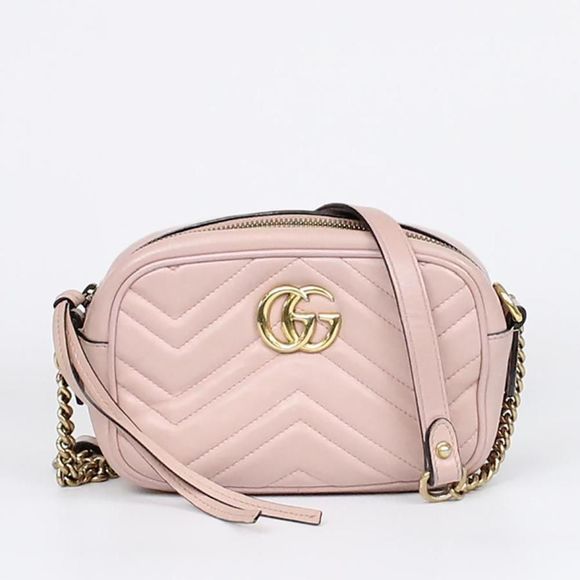 Gucci GG Marmont PINK Shoulder Bag - Picture 1 of 9